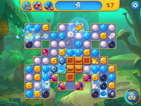 Fishdom level 6406 no boosters フィッシュダム ノーマル [Friend's]