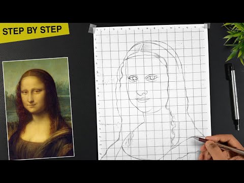 How to draw mona lisa step by step, Monalisa drawing,...