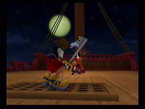 Kingdom Hearts Re:Chain of Memories English - Part 57 - Boss Captain Hook  (Proud Mode)