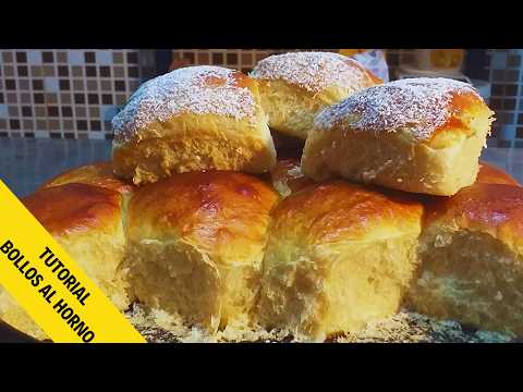 COMO hacer  BOLLOS caseros AL HORNO