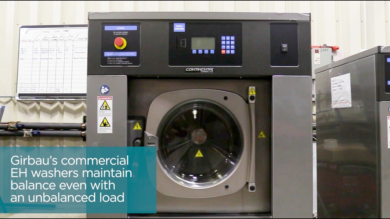 Girbau's EH Washers Stay Balanced