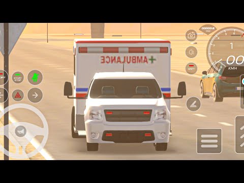 Ambulance Van Emergency Driving 2024 - helicopter Rescue Flight Simulator - Android Gameplay