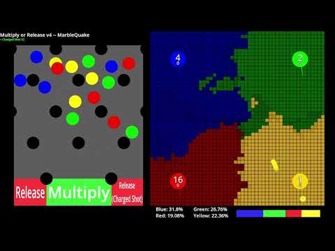 Multiply or Release + Charged Shot #10 | Marble Race in Godot