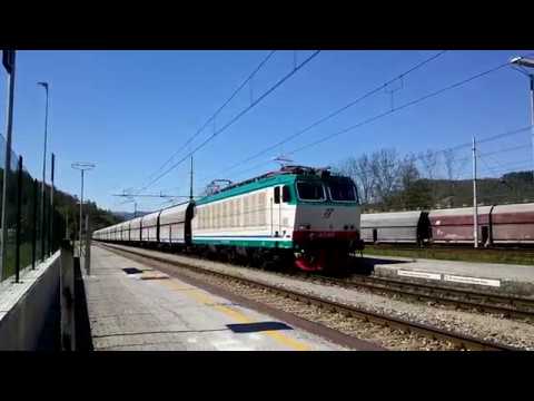 TIGRE E.652-032 (MIR) CON MERCI DEL CEMENTO ARRIVA A ROBILANTE.(CN) 20 - 4 - 2017