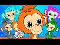 Five Little Monkeys Jumping On The Bed Bottle Squad Nursery Rhymes Kids Songs Superhero Rhymes