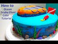 Under The Sea Scuba Diver Cake Tutorial Gluten Free