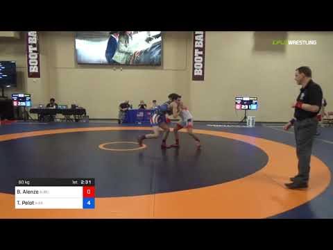 2018 Marine Corps US Open/Senior Men's Greco-Roman 60 Con 8 #2 - Brian Alonzo (Aubu) Vs. Ty Pelot