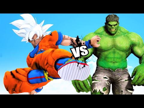 Hulk Avenger vs Goku - Finding the Most Powerful - Epic Cinematic Battle
