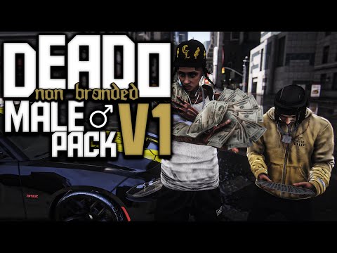 Deado Non-Branded Clothing Pack V1 / GTA V FiveM Clothing Pack / Best TOS Friendly Pack for GTA RP