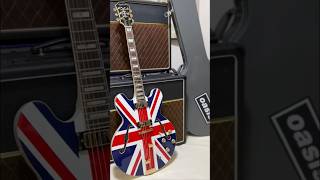 Video thumbnail for Oasis Noel Gallagher Epiphone Sheraton Union Jack Maine Road by dsgb