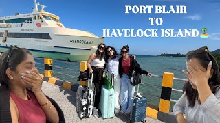 GIRLS TRIP👯‍♀️🏝️PART 2 - Worst cruise journey | Sea sickness and Laugh attack 🛳️🤮🌊🤣Andaman Havelock 