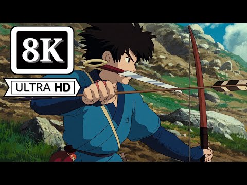 もののけ姫 // Princess Mononoke (1997) │ Ashitaka's Arrow Catch Scene [UCG HD 8K]