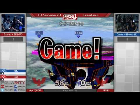 CFL Smackdown 123 Melee - S2J + Gahtzu vs Colbol + Harriet - Doubles Grand Finals