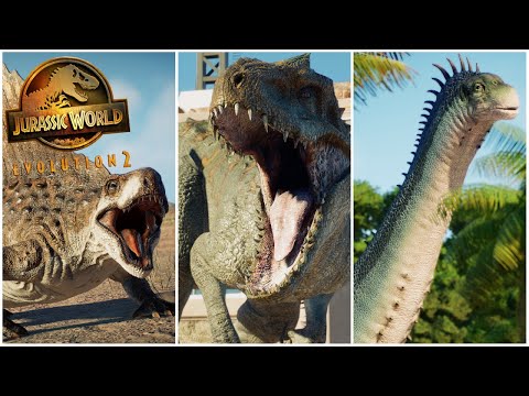 🦖 ALL 98 DINOSAURS - Jurassic World Evolution 2 [4K]