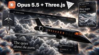Build a Cinematic 3D Website with Claude Opus 5.5 + Three.js