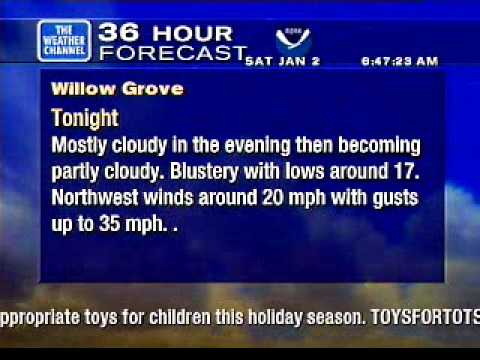 Weatherstar XL V1 - An old look - 1/2/2010