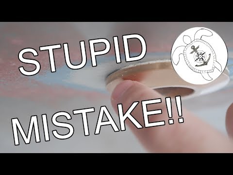 Surprise! We messed up a through hull! - 11 | DIY Sailboat Projects | Life in the Wind