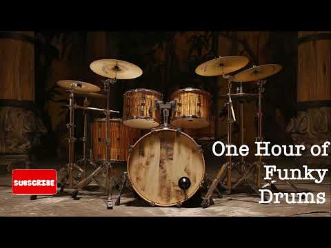 1 Hour of Funky Drums - Backing Track - 95 BPM