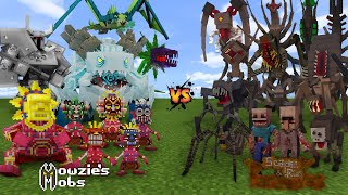 MOWZIE'S MOBS vs SCAPE AND RUN: PARASITES! || Battle of the Beasts!