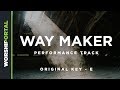Way Maker - Original Key - E - Performance Track