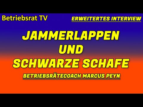 Betriebsrätecoach Marcus Peyn (Erweitertes Interview)
