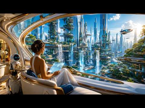 The Future City Everyone Dreams Of | Peaceful Sci-Fi Ambient 4K