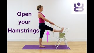 Open your Hamstrings. Beginners Iyengar Yoga Class