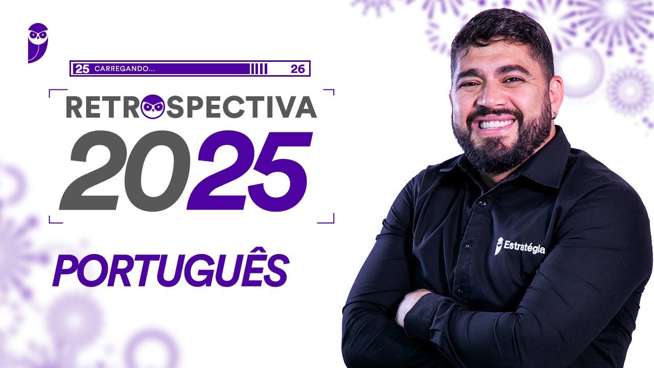 Retrospectiva 2025 - Português - Prof. Fabrício Dutra