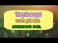 perjuangan jangan lah sia sia@Rini Pasirgeulis