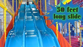 Indoor Playground Family Fun for Kids Play Center Slides Playroom with Balls  | TheChildhoodLife