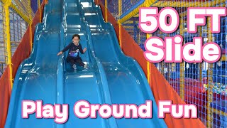 Indoor Playground Family Fun for Kids Play Center Slides Playroom with Balls  | TheChildhoodLife