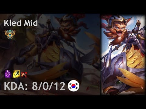 Kled Mid vs Lucian - KR Challenger Patch 7.10