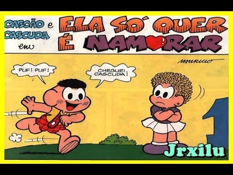 Cascão e Cascuda - Ela só quer é namorar - Quadrinhos Turma da Mônica