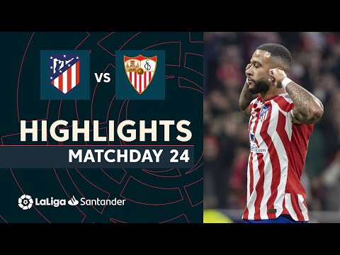 Highlights Atletico Madrid vs Sevilla FC (6-1)