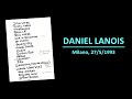 DANIEL LANOIS - Milano, 27/5/1993  (full audio, master tape)