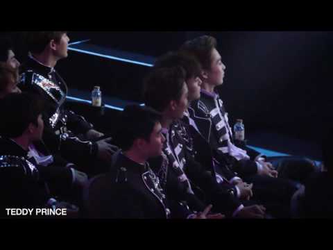 170408 The 5th V Chart Awards EXO KAI D.O. reacting to AKB48 Part 1