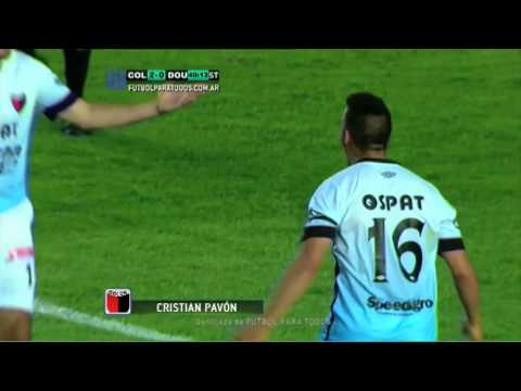 Gol de Pavón. Colón 2 - Douglas Haig 0. Fecha 10. Torneo Primera B Nacional 2014. FPT.