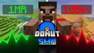 DÜNYANIN EN BÜYÜK SMP SUNUCUSUNDA NASIL ZENGİN OLDUM!! - Donut SMP #3
