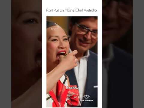 pani puri on Masterchef Australia #masterchef #streetfood #shorts #viralvideo