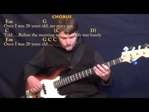 7 Years (Lukas Graham) Bass Guitar Cover Lesson in Em with Chords/Lyrics