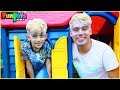 Jason Plays And Builds Toy Playhouse For Fun