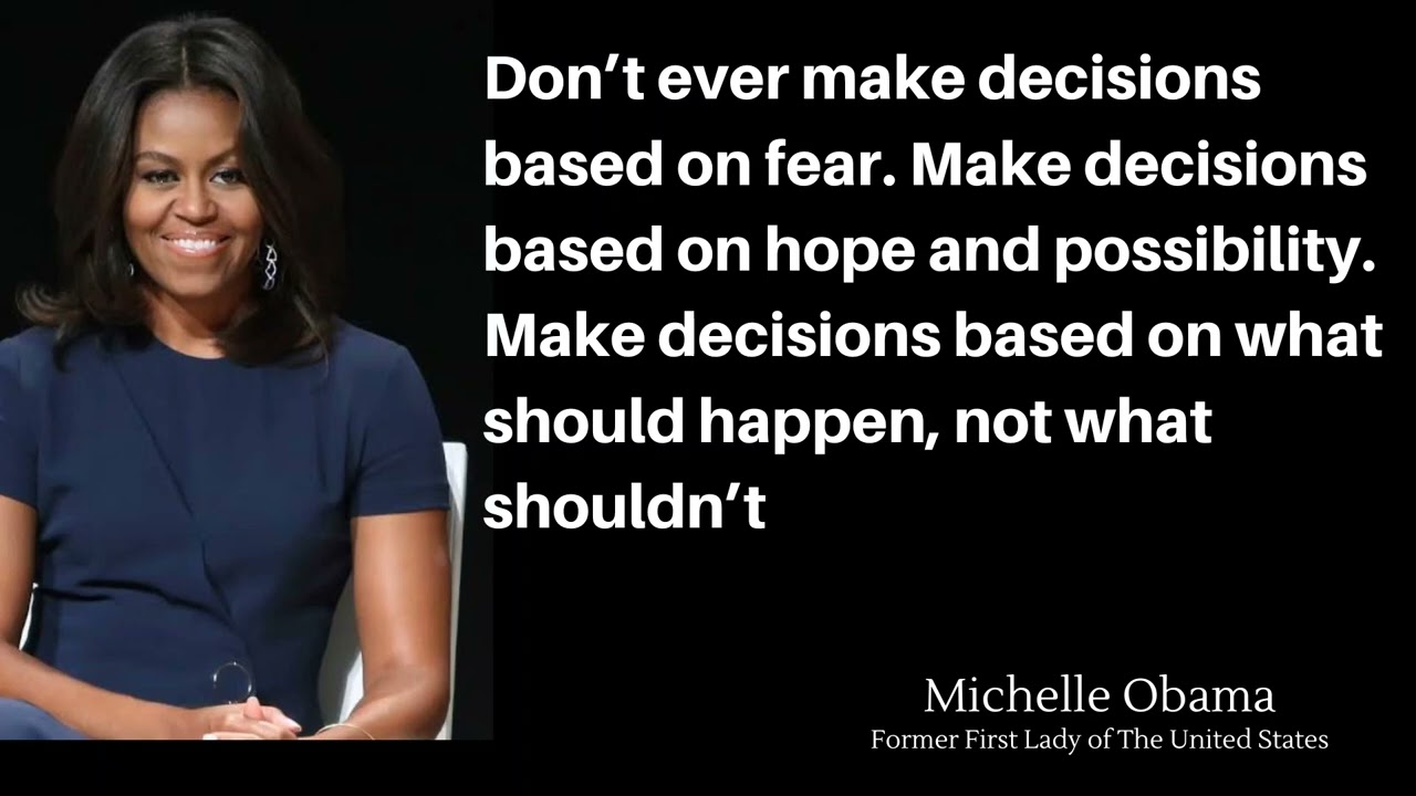 Michelle Obama Quotes about Life | Very inspiring words from former first lady of the US