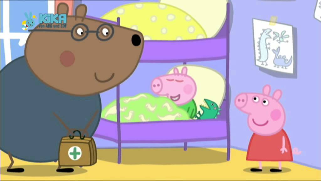 Peppa Pig S02 E24 : George wordt verkouden (Duits)