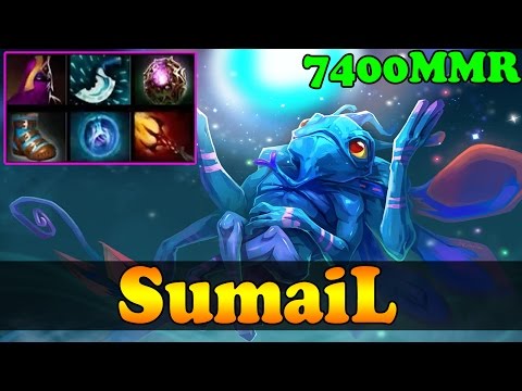 Dota 2 - SumaiL 7400 MMR Plays Puck Vol 1 - Ranked Match Gameplay!