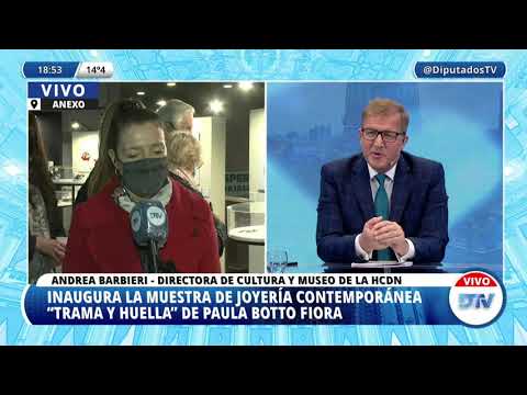 Andrea Barbieri en DTV Tercera Edición - Directora de Cultura y Museo de la HCDN