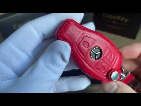 Кожаный чехол для ключа Mercedes - фото 1 - id-p1420011942