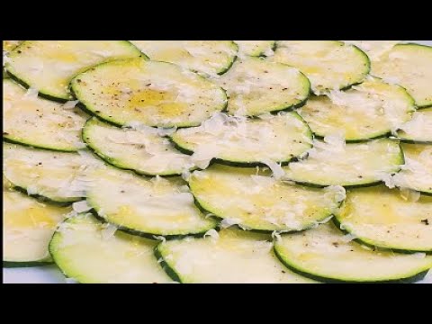 Carpaccio de Zucchini o Calabacin