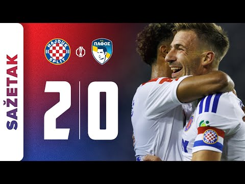 HNK Hrvatski Nogometni Klub Hajduk Split 2-0 FC Pafos