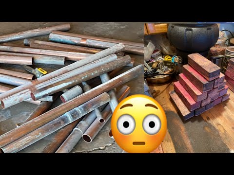 MASSIVE 2” Copper Pipe Melt Down Part1#ASMR