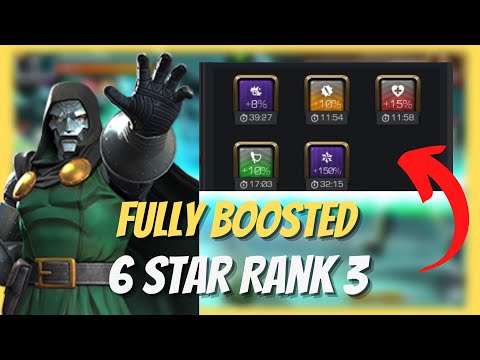 MCOC - 6 STAR RANK 3 DOCTOR DOOM FULLY BOOSTED WITH SUICIDES GAMEPLAY | INSANE DAMAGE #mcoc #drdoom